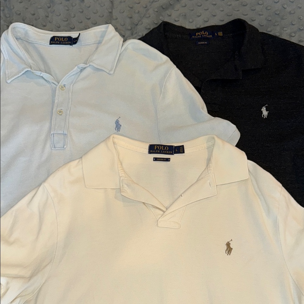 Polo by Ralph Lauren Black and White Classic Polo Shirt